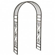 L-AB213PST Rounded Arch Steel Arbor   